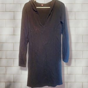 Hooded Tunic Dress Top M
